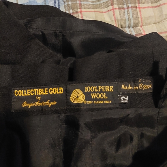 Vintage 100% Wool Skirt by Giorgio Sant Angelo - Picture 3 of 5